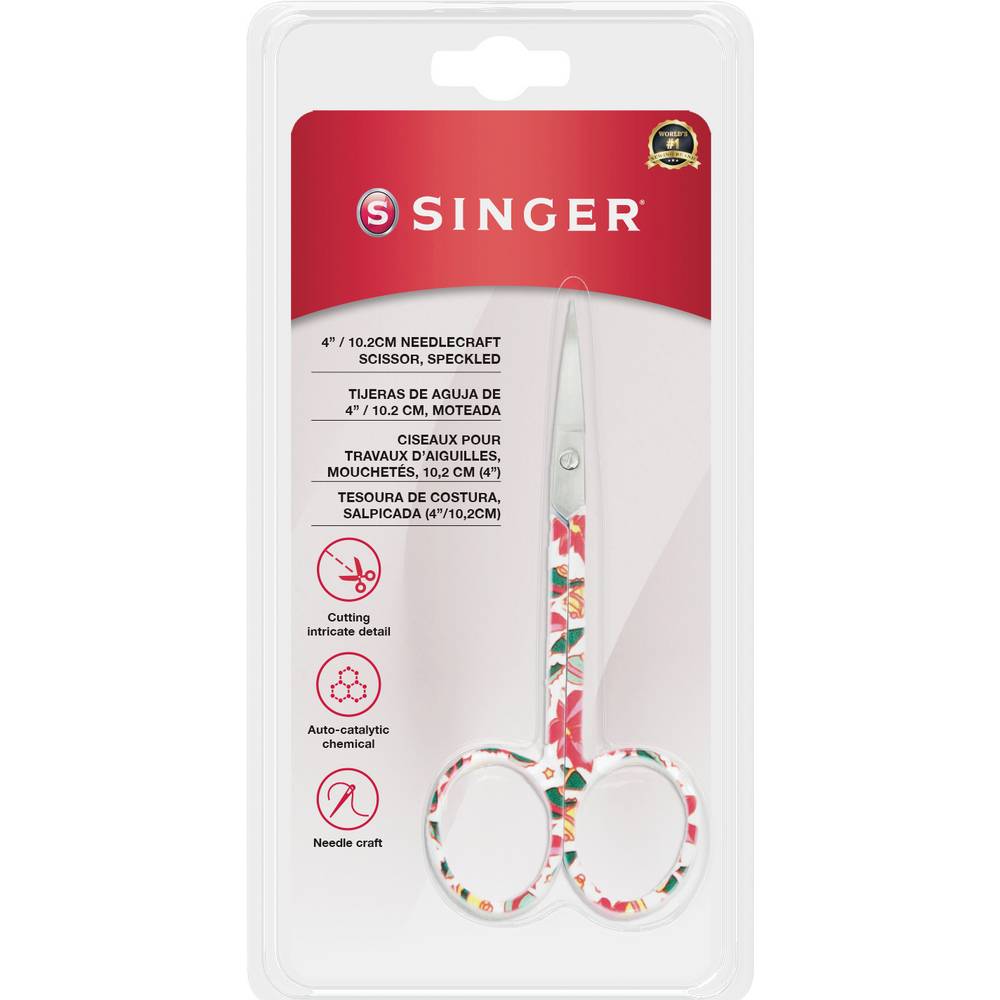 [250014702] (250014702) SCISSOR 4"/10.2CM NEEDLECRAFT, SPECKLED, SINGER